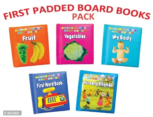 First Padded Board Book - Pack - 2 (5 Titles) : Early Learning Children Book