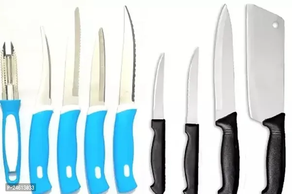 Quality Kitchen Knives, Set Of 9