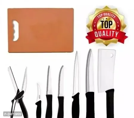 Quality Kitchen Knives, Set Of 8-thumb0