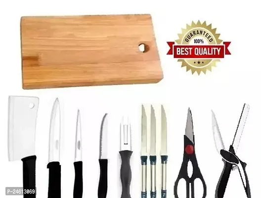 Quality Kitchen Knives, Set Of 9-thumb0