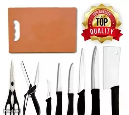 Quality Kitchen Knives, Set Of 9