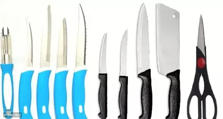 Quality Kitchen Knives, Set Of 10