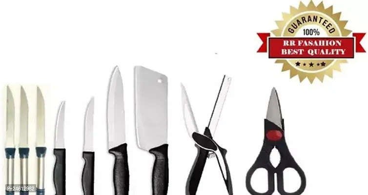 Quality Kitchen Knives, Set Of 8