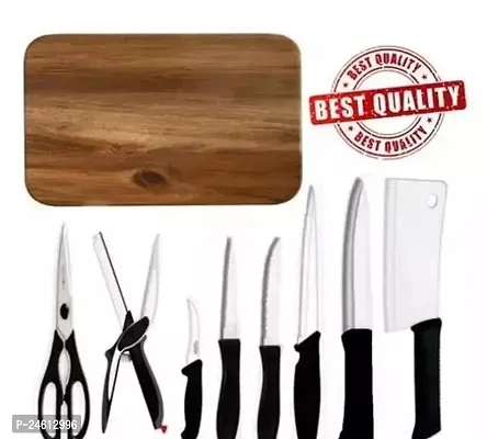 Quality Kitchen Knives, Set Of 9