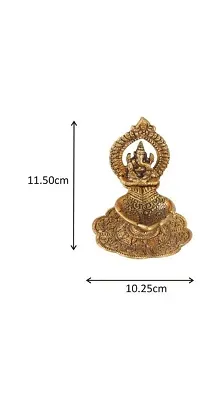 Denique Ganesha Diya Oil Lamp - Diya for Puja Diwali Home Temple Articles Decorati-thumb1