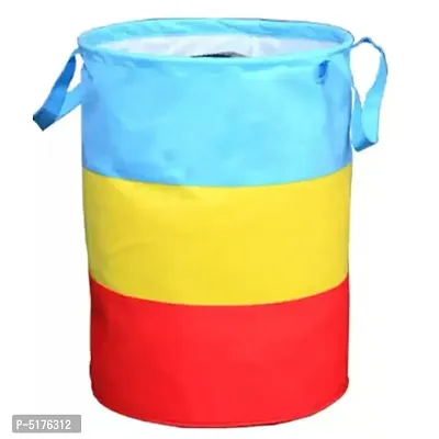 Laundry Bag 45 L Durable and Collapsible Laundry storage Bag with Handles Clothes  Toys Storage Foldable Laundry Bag for Dirty Clothes Pack of 1 Pc Multicolor-thumb0