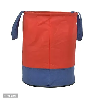 Unicrafts Laundry Bag 45 L Durable and Collapsible Laundry storage Bag with Handles Clothes  Toys Storage Foldable Laundry Bag for Dirty Clothes Pack of 1 Pc Red-Blue-thumb3