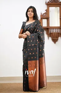 Beautiful Art Silk Saree With Blouse Piece For Women-thumb2