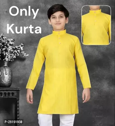 Stylish Cotton Kurta For Boy-thumb0