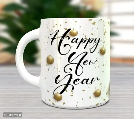 Happy New Year Ceramic Coffee Mug 325 Ml