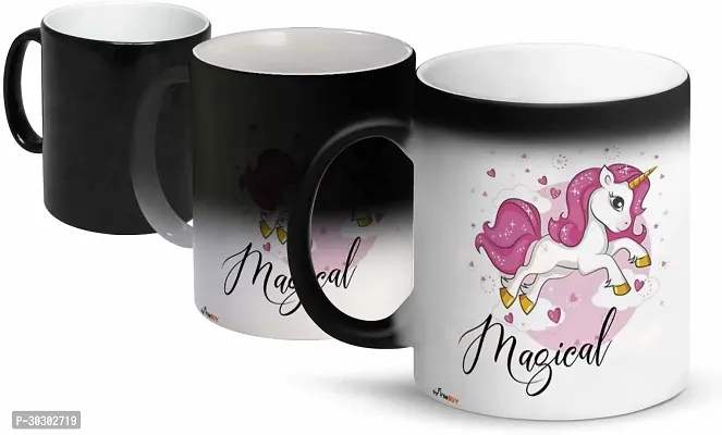 Unicorn Gift for Girls Magical Printed Ceramic Ceramic Coffee Mug 325 ml-thumb0