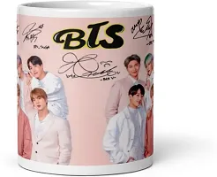 BTS Printed Ceramic Coffee Mug 330 Ml-thumb2