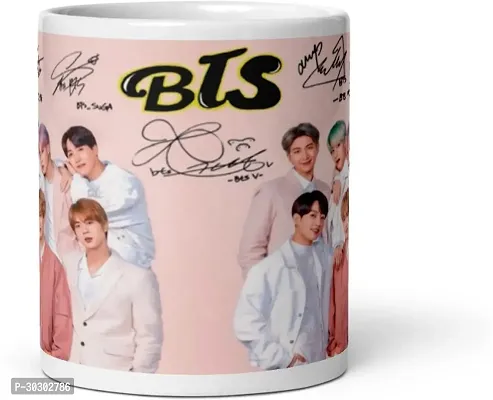 BTS Printed Ceramic Coffee Mug 330 Ml-thumb3