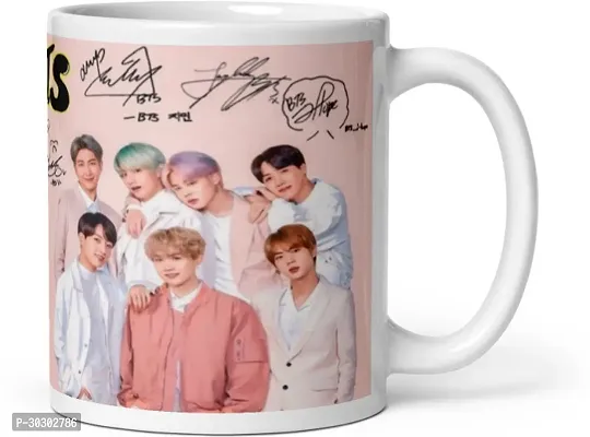 BTS Printed Ceramic Coffee Mug 330 Ml-thumb4