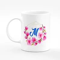 M Alphabet Ceramic Coffee Mug 330 ml-thumb1