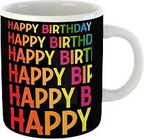 Printed Happy Birthday Cups Best Gifts D317 Ceramic Coffee Mug 325 ml-thumb1