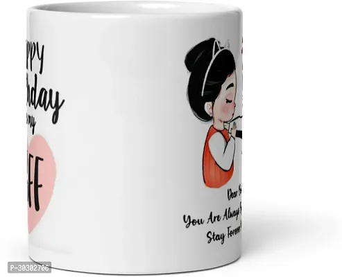 Happy Birthday BFF Printed mug Best Gift for Best Friends Girls Ceramic Coffee Mug 350 ml-thumb2