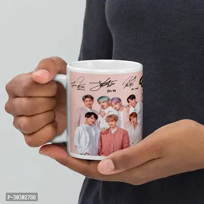 BTS Printed Ceramic Coffee Mug 330 Ml-thumb2