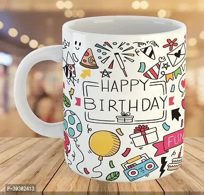 Printed Ceramic Cups Happy Birthday Gifts For Mom Dad Bro Sister D304 Ceramic Coffee Mug 325 ml-thumb4