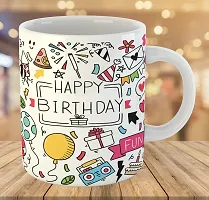 Printed Ceramic Cups Happy Birthday Gifts For Mom Dad Bro Sister D304 Ceramic Coffee Mug 325 ml-thumb2