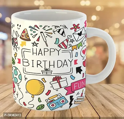 Printed Ceramic Cups Happy Birthday Gifts For Mom Dad Bro Sister D304 Ceramic Coffee Mug 325 ml-thumb3