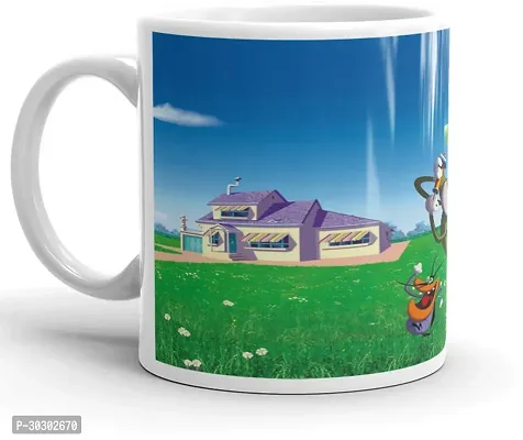 Cartoon For Kids Best Gift For Hasband Valentine Gift 320Ml Multicolor Mug3 Ceramic Coffee Mug 320 ml-thumb2