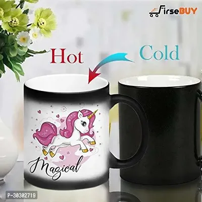 Unicorn Gift for Girls Magical Printed Ceramic Ceramic Coffee Mug 325 ml-thumb3