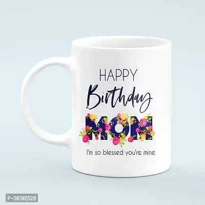 Happy Birthday Mom printed Ceramic Coffee Mug 325 ml