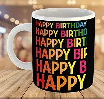 Printed Happy Birthday Cups Best Gifts D317 Ceramic Coffee Mug 325 ml-thumb3