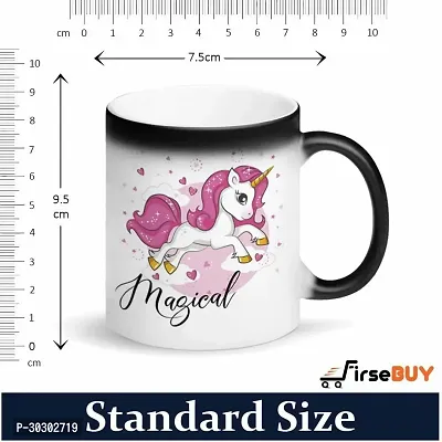 Unicorn Gift for Girls Magical Printed Ceramic Ceramic Coffee Mug 325 ml-thumb4