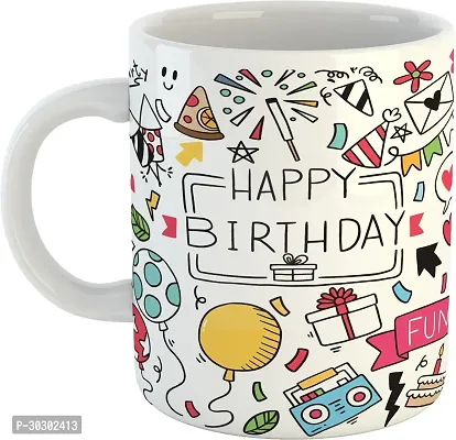 Printed Ceramic Cups Happy Birthday Gifts For Mom Dad Bro Sister D304 Ceramic Coffee Mug 325 ml-thumb2