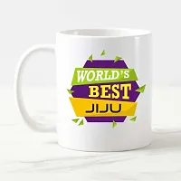 Worlds Best Didi And Worlds Best Jiju Printed Ceramic Coffee Mug 330 ml Pack of 2-thumb2