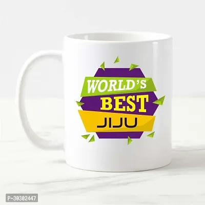 Worlds Best Didi And Worlds Best Jiju Printed Ceramic Coffee Mug 330 ml Pack of 2-thumb3