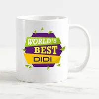 Worlds Best Didi And Worlds Best Jiju Printed Ceramic Coffee Mug 330 ml Pack of 2-thumb1