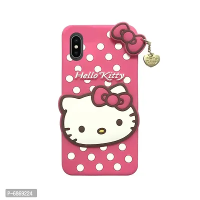Stylish Trendy Hello Kitty Back Cover For Apple iPhone XR Soft Silicon Girls Phone Case Cover