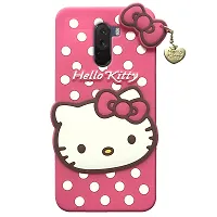 Stylish Trendy Hello Kitty Back Cover For Redmi Poco F1 Soft Silicon Girls Phone Case Cover-thumb2
