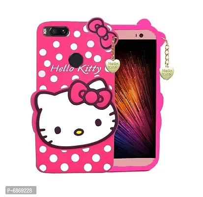 Stylish Trendy Hello Kitty Back Cover For Redmi A1 Soft Silicon Girls Phone Case Cover