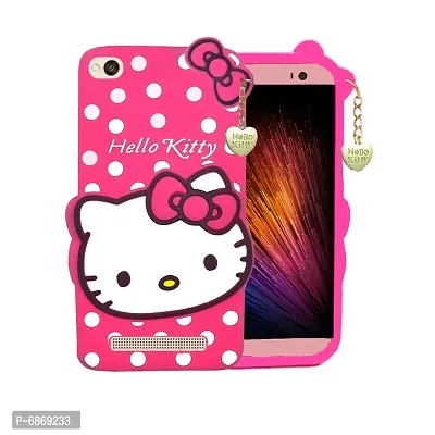 Stylish Trendy Hello Kitty Back Cover For Redmi 4A Soft Silicon Girls Phone Case Cover