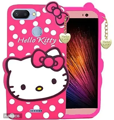 Stylish Trendy Hello Kitty Back Cover For Redmi 6 Soft Silicon Girls Phone Case Cover