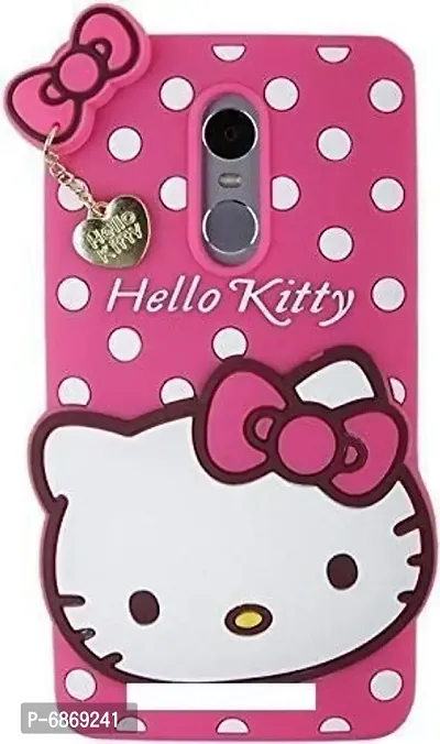 Stylish Trendy Hello Kitty Back Cover For Redmi Note 3 Soft Silicon Girls Phone Case Cover