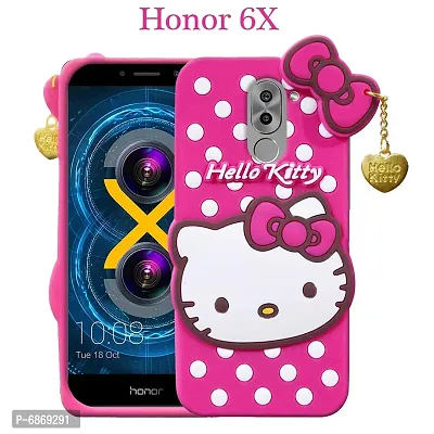 Stylish Trendy Hello Kitty Back Cover For Honor 6X Soft Silicon Girls Phone Case Cover