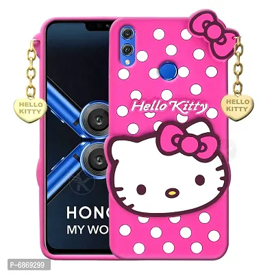 Stylish Trendy Hello Kitty Back Cover For Nava 3i Soft Silicon Girls Phone Case Cover
