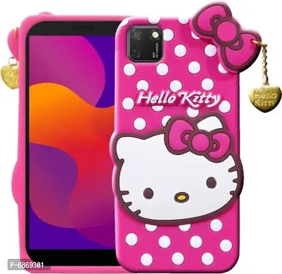 Stylish Trendy Hello Kitty Back Cover For Honor 9S Soft Silicon Girls Phone Case Cover