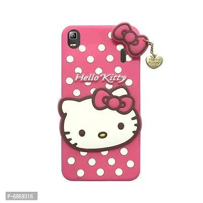 Stylish Trendy Hello Kitty Back Cover For Lenovo K3 Note Soft Silicon Girls Phone Case Cover-thumb0