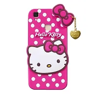 Stylish Trendy Hello Kitty Back Cover For Vivo V3 Max Soft Silicon Girls Phone Case Cover-thumb1