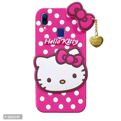 Stylish Trendy Hello Kitty Back Cover For Vivo Y91 Soft Silicon Girls Phone Case Cover-thumb3
