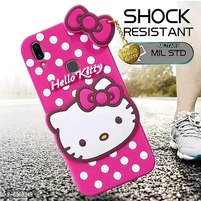 Stylish Trendy Hello Kitty Back Cover For Vivo Y91 Soft Silicon Girls Phone Case Cover-thumb5