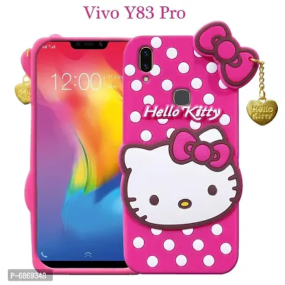 Stylish Trendy Hello Kitty Back Cover For Vivo Y83 Pro Soft Silicon Girls Phone Case Cover
