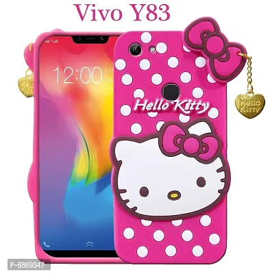 Stylish Trendy Hello Kitty Back Cover For Vivo Y83 Soft Silicon Girls Phone Case Cover