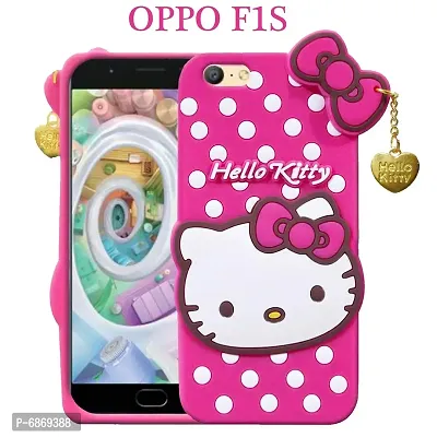 Stylish Trendy Hello Kitty Back Cover For OPPO F1S Soft Silicon Girls Phone Case Cover